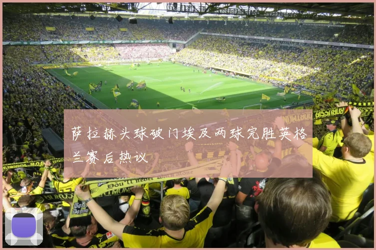 萨拉赫头球破门埃及两球完胜英格兰赛后热议